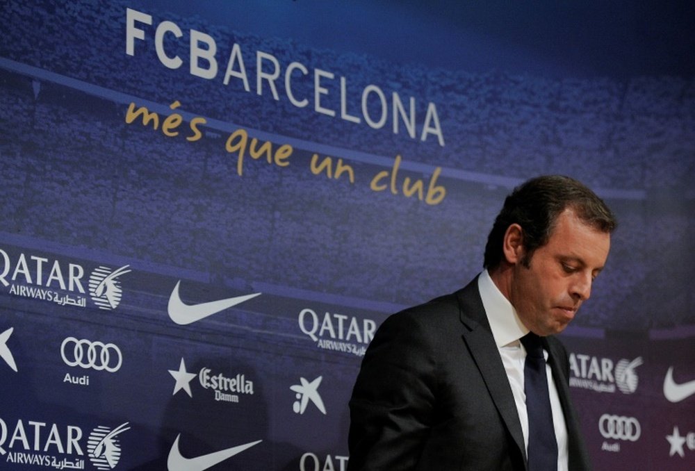 Rosell considera que se le está juzgando más duramente por haber sido presidente del Barça. AFP