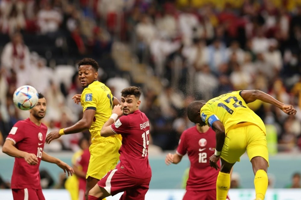 Valencia scored the first two goals of the Qatar WC. AFP