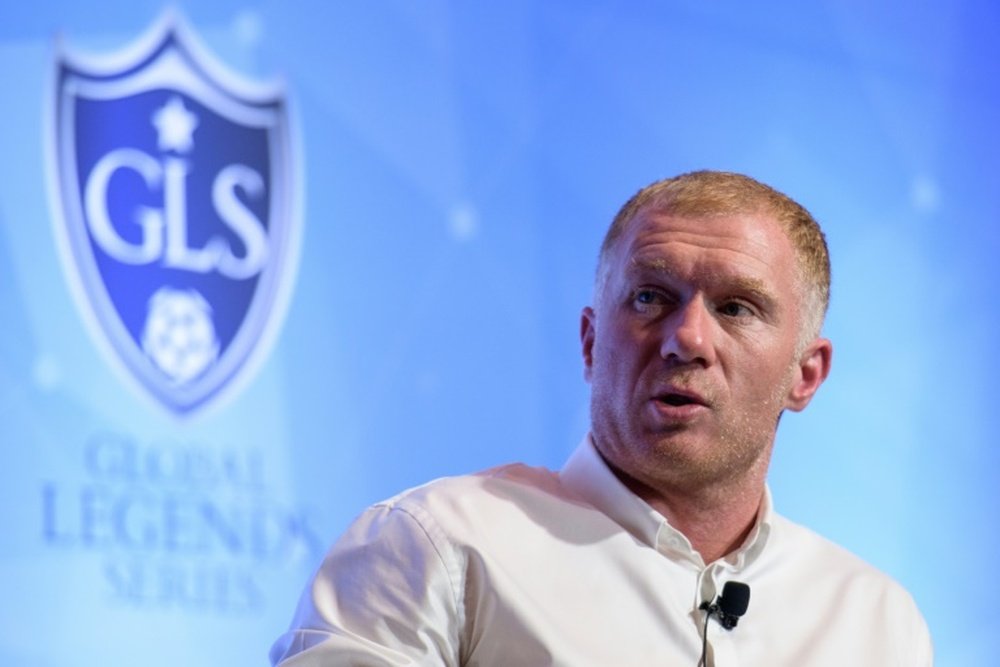 Scholes it set to take his first steps into management. AFP