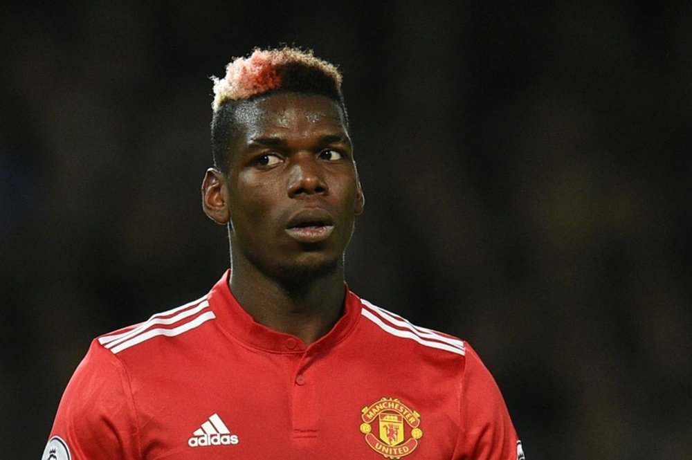 Pogba fue cambiado a los 58 minutos de partido. AFP