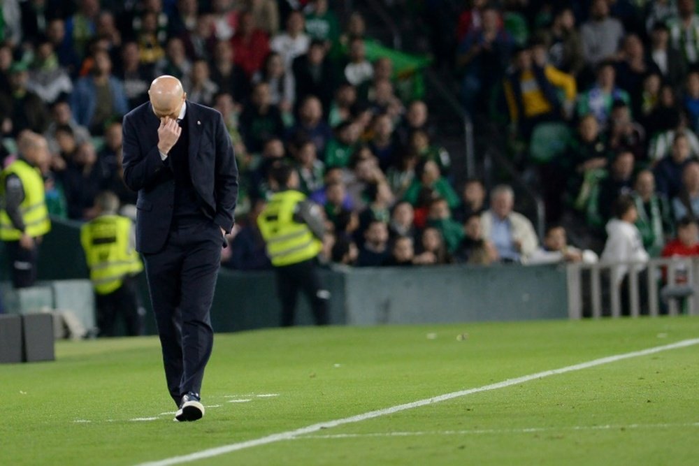 O dia em que Zidane pediu para não ser mais driblado. AFP