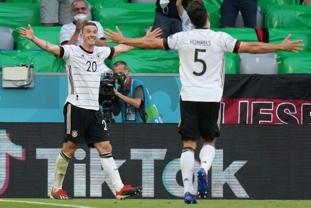 L'explication de Gosens concernant le grand match de l'Allemagne. AFP