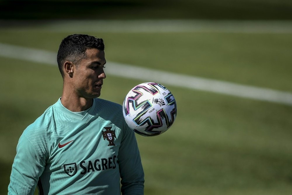 Ronaldo carica il Portogallo. AFP