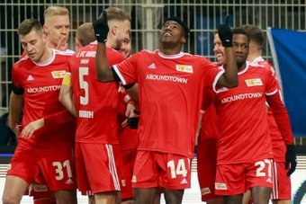 El Union Berlin llegará a los 100 partidos en la Bundesliga. AFP