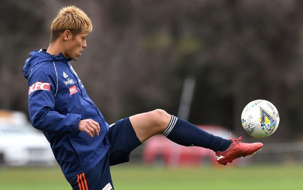 Keisuke Honda was Victory's star player once again. AFP