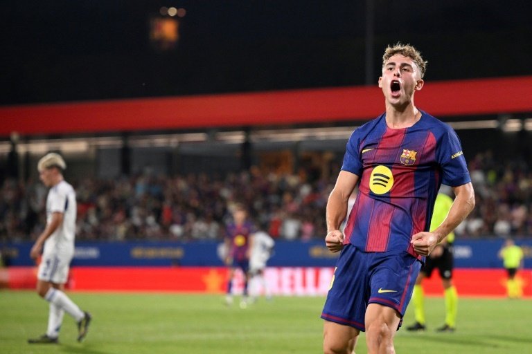 Fermin Lopez will continue at Barcelona. AFP