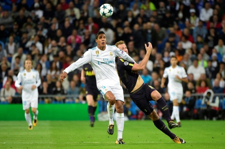 El Madrid no pasó del empate ante el Tottenham. AFP