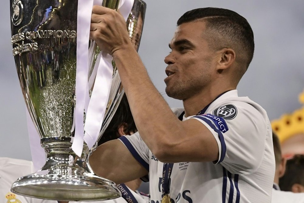 Pepe dejará el Madrid tras 10 años. AFP