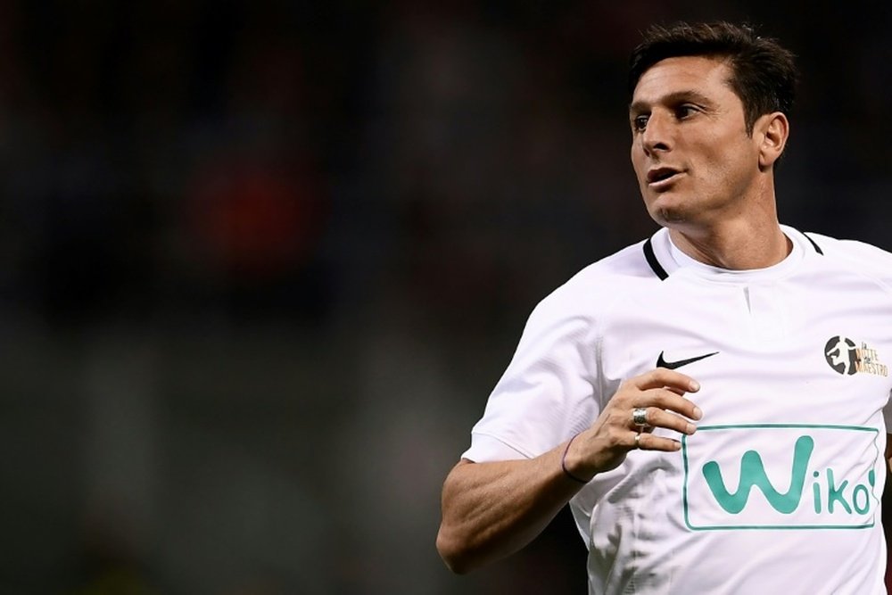 Javier Zanetti no tiene nada que reprochar a Messi. AFP