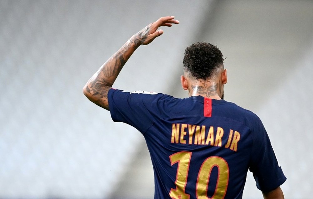 Neymar se confie sur ses moments difficiles. AFP
