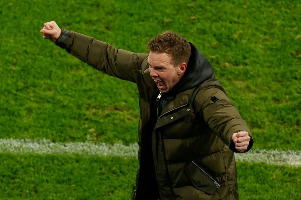 Nagelsmann heureux de l'attitude de ses joueurs. AFP