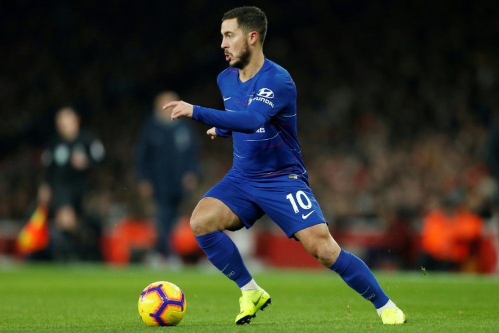 Hazard believes Sarri's style of football is more suited to him. AFP