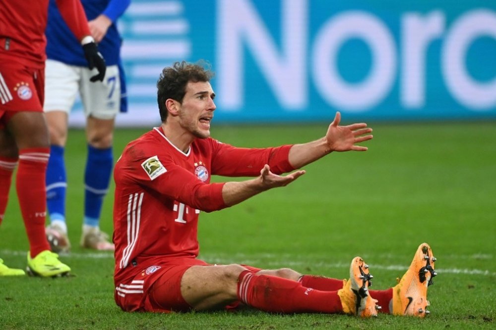 Bayern are taking their time with Goretzka's new contract. AFP