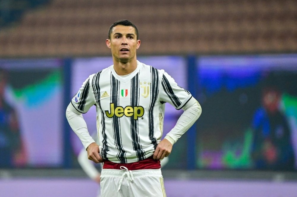 Serie A top scorer Cristiano Ronaldo drew a blank in the San Siro.AFP