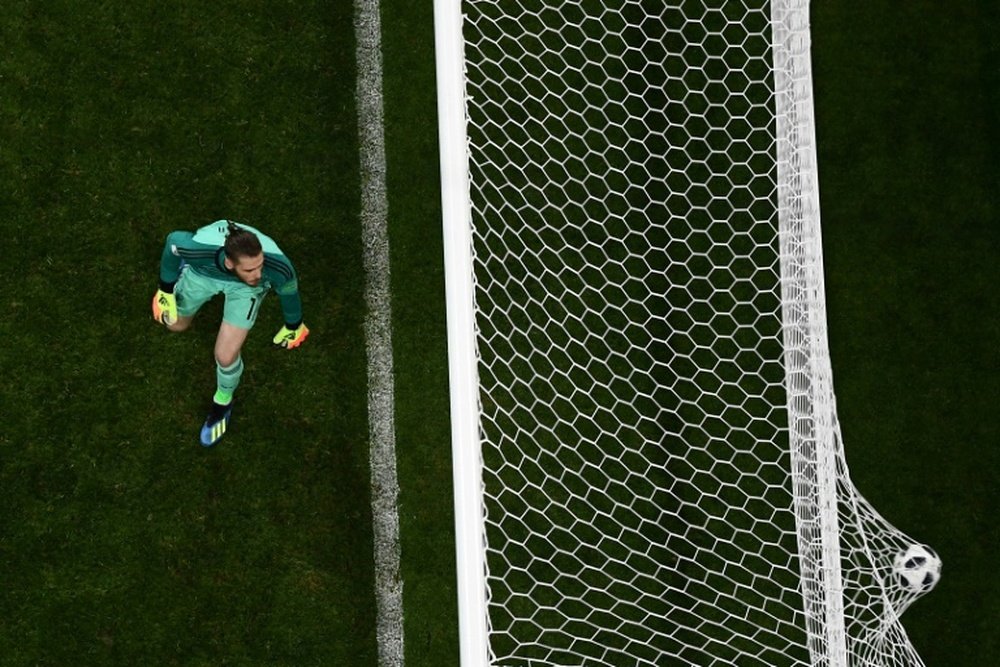 David De Gea was at fault for one, if not two, of the goals. AFP