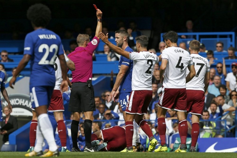 El Chelsea no tuvo su día ante el Burnley. AFP