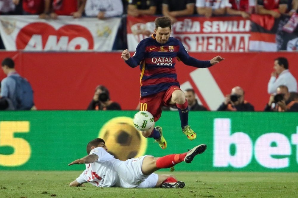 Al Barcelona no le ha salido bien la campaña de apoyo a Messi. EFE