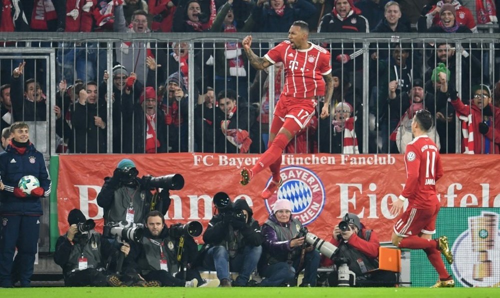 Boateng scored for Bayern. AFP