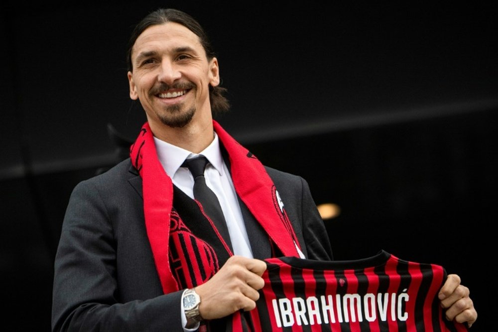O misterioso Tweet de Ibra após polêmica no clube. AFP