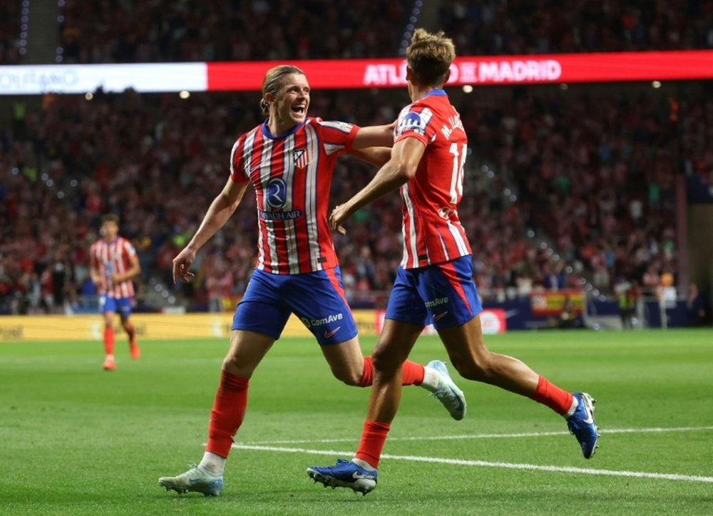 Conor Gallagher joined Atletico Madrid from Chelsea in the summer transfer window for €42m. AFP