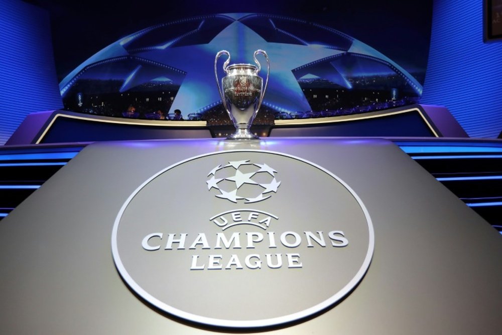 The Champions League trophy. AFP