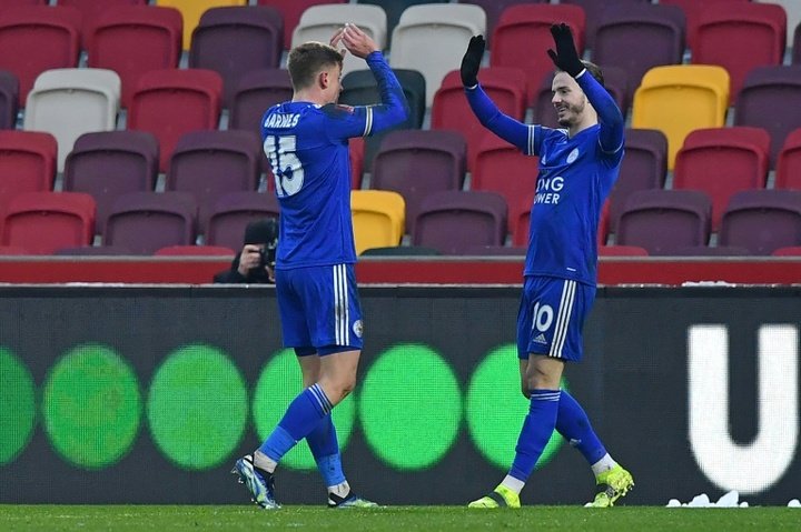 Leicester progress in FA Cup at Brentford's expense
