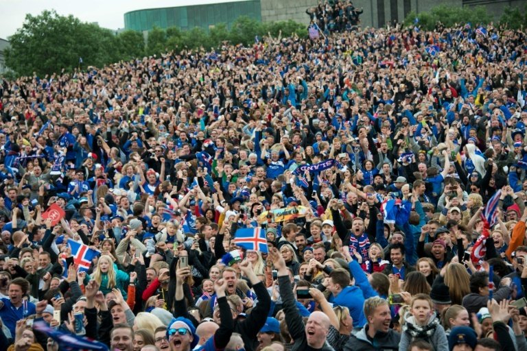 Iceland celebrates sending England home