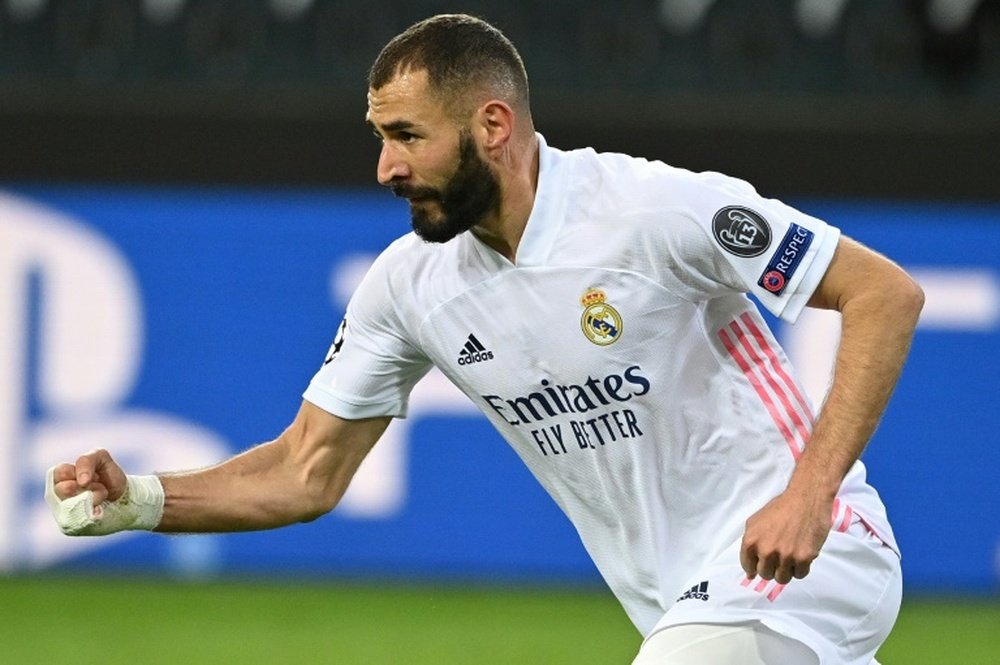 Benzema will be back in a week. AFP