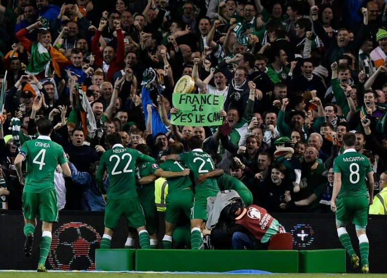 The FAI and the IFA are hoping to jointly host the UEFA U21 Championship in 2023. AFP