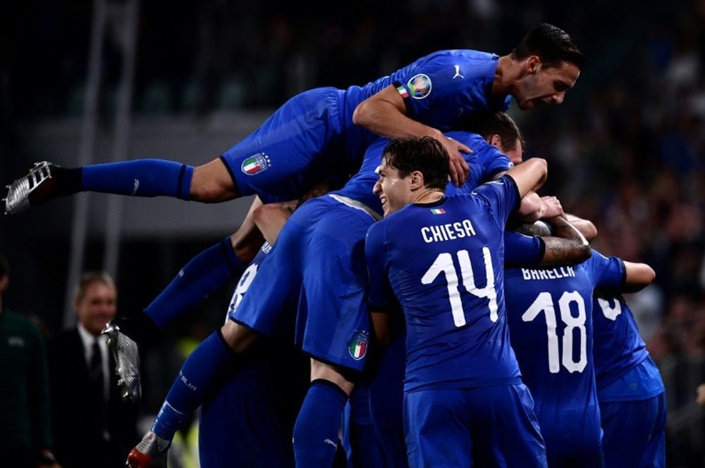 Italy will field a strong side against Finland. AFP