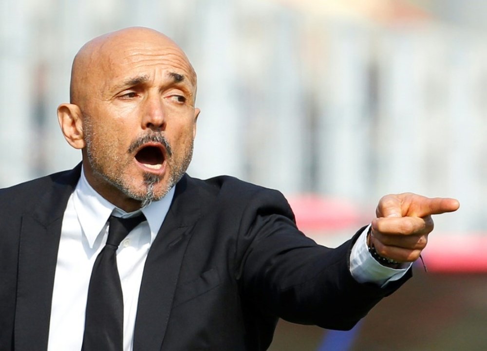 Spalletti estalló ante la prensa. AFP