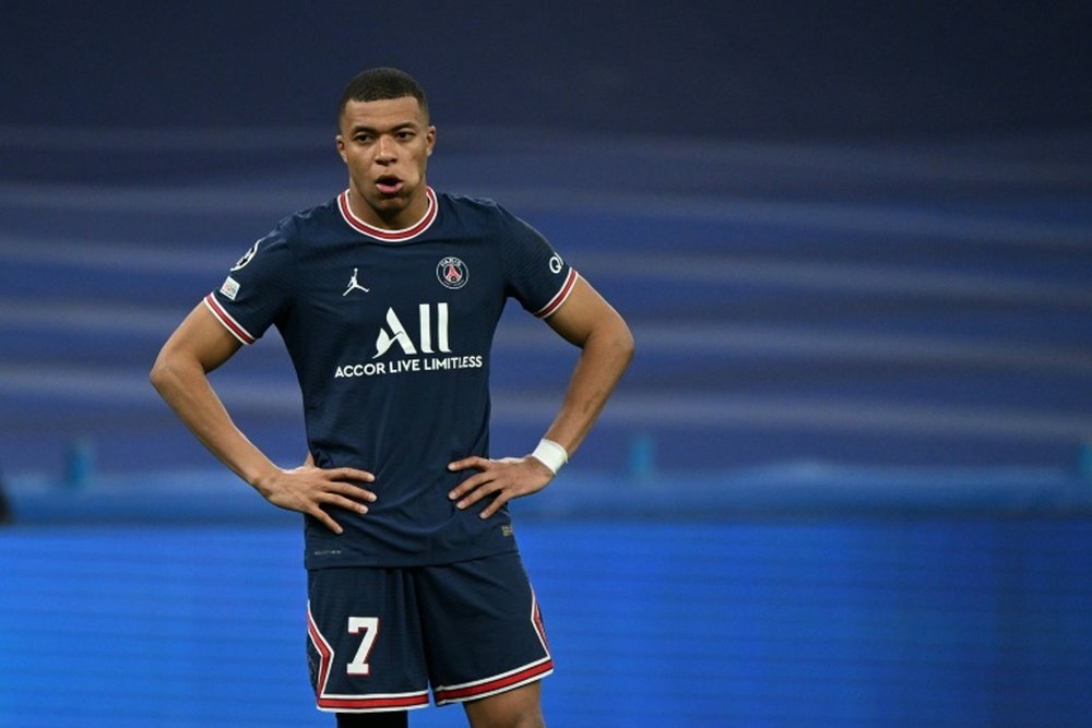 PSG made sure that Mbappe did not sign for Real Madrid in the summer. AFP