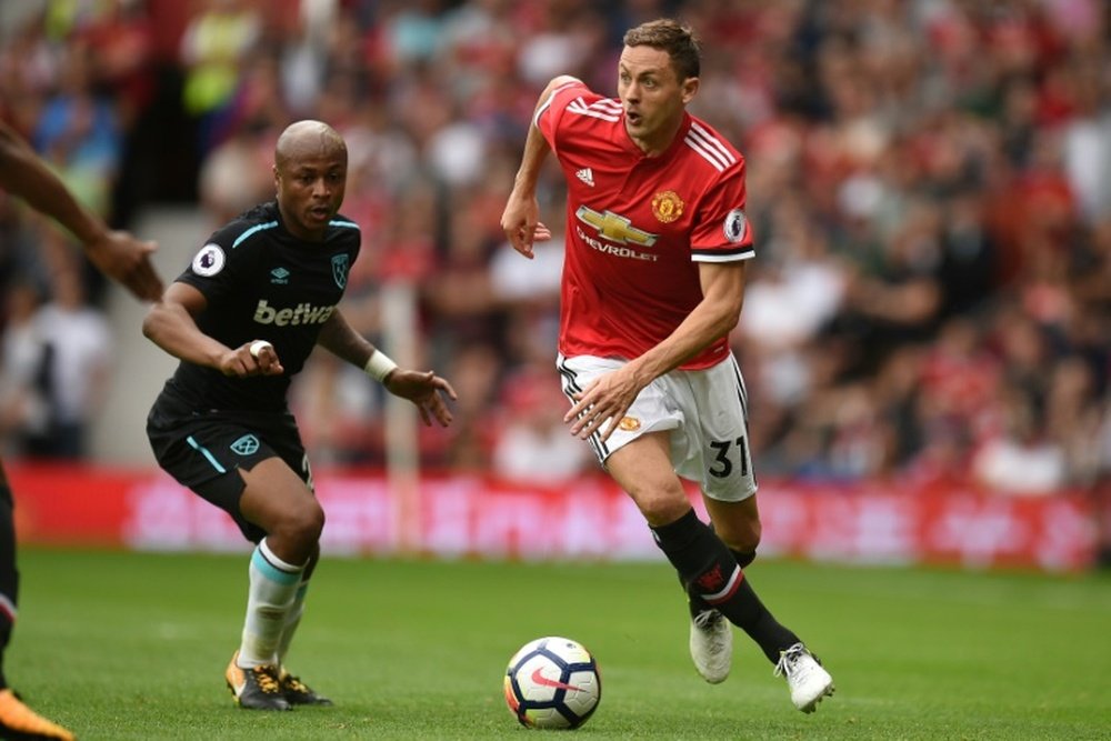 Nemanja Matic says that he expects Manchester United to challenge on all fornts this season. AFP