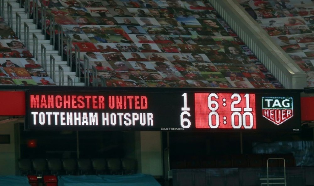El Tottenham incendió Old Trafford. AFP