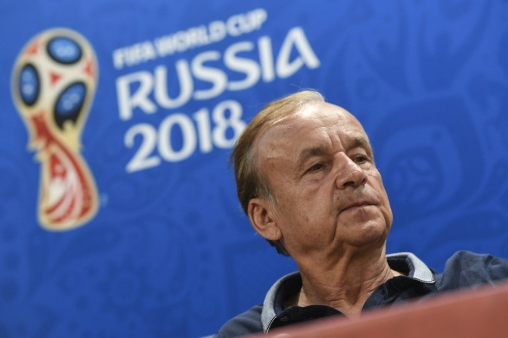 Gernot Rohr analizó el choque ante Argentina, AFP