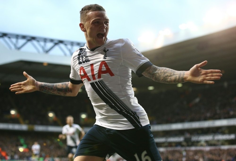 Trippier is likely to become Mauricio Pochettino's first-choice right-back. AFP