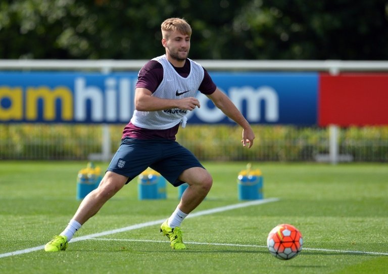Luke Shaw has impressed for Man Utd so far this season. AFP