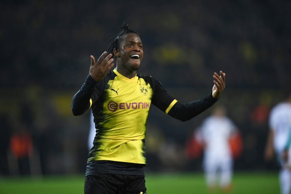 Batshuayi is on loan at Dortmund from Chelsea. AFP