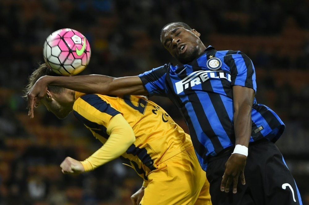 El Hellas Verona y el Inter vuelven a verse las caras. AFP