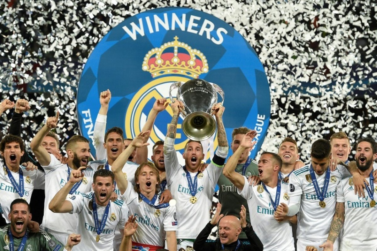 Quais são os maiores campeões da Champions League?