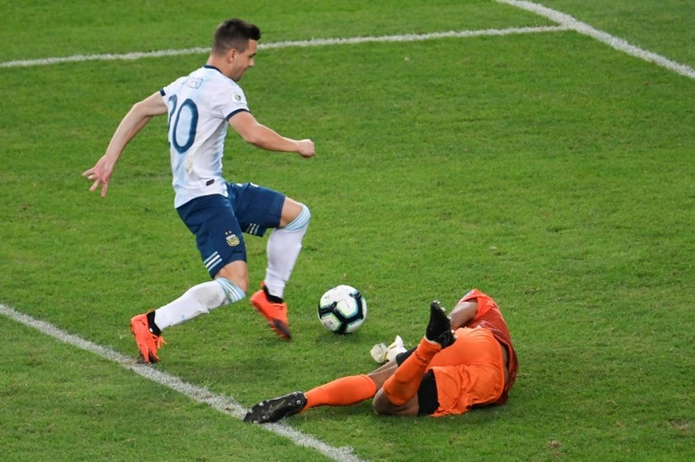 Lo Celso, absent face au Mexique. AFP
