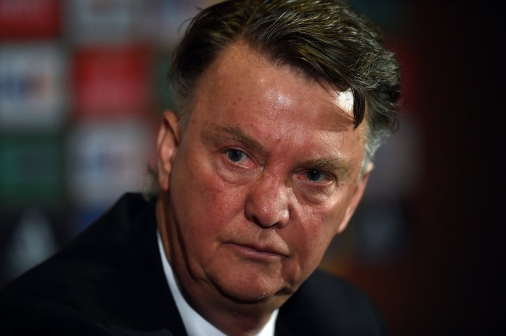Louis van Gaal hosts a press conference at Old Trafford ahead of the game. BeSoccer