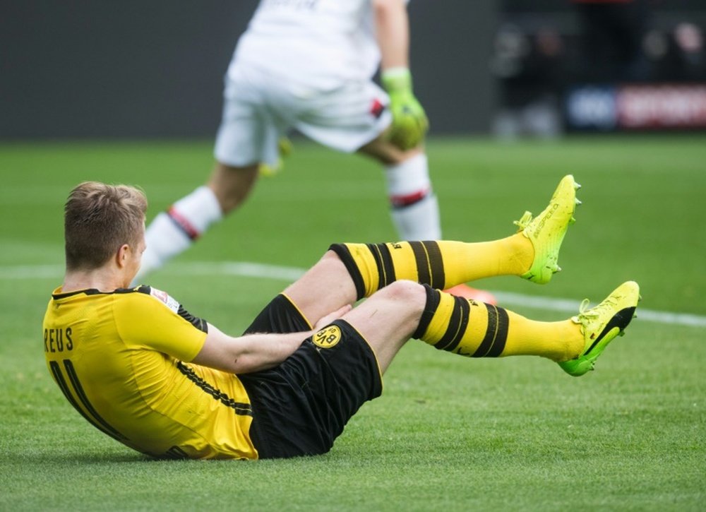 BVB will have to play without Reus until early April. AFP
