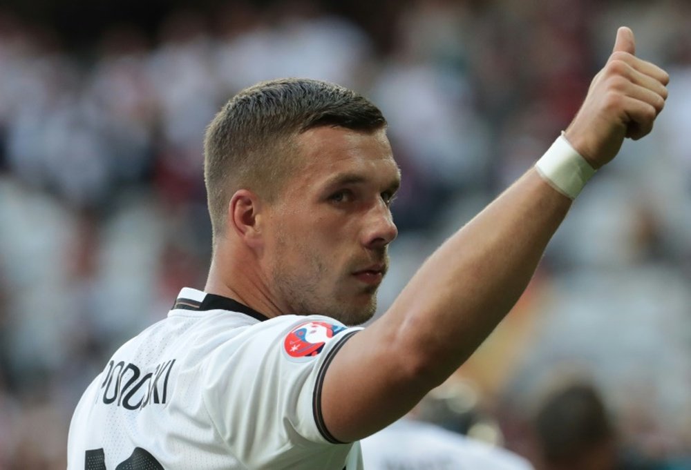 Podolski's last game for Germany will be against England.