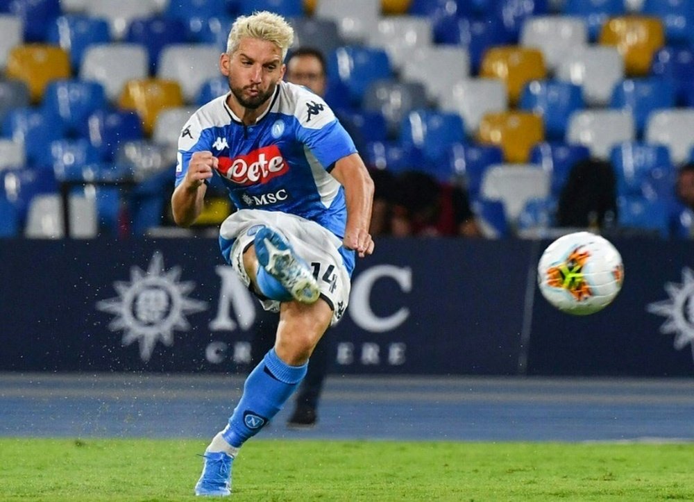 Mertens has no problem in playing in Barcelona. AFP