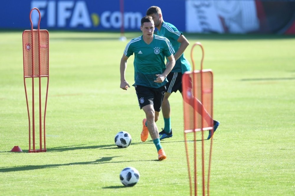 Draxler and teammate Uth are out of the Germany squad for this month's matches. AFP