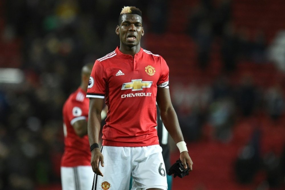 Paul Pogba sente-se frustado no Manchester United e pondera sair. EFE