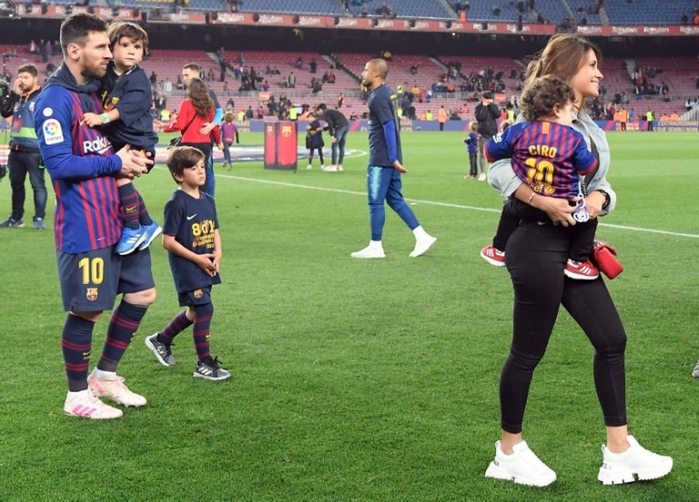 Henry thinks Messi is a fundamental part of Barca. AFP