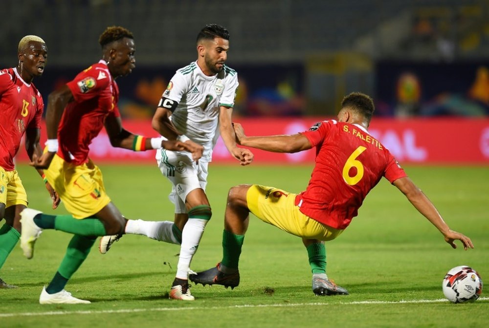Aspetar, clave del éxito de Argelia en esta Copa de África. AFP