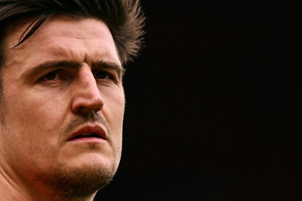 Onana spoke about his teammate Maguire's time at Man United. AFP